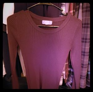 Dark green sweater top